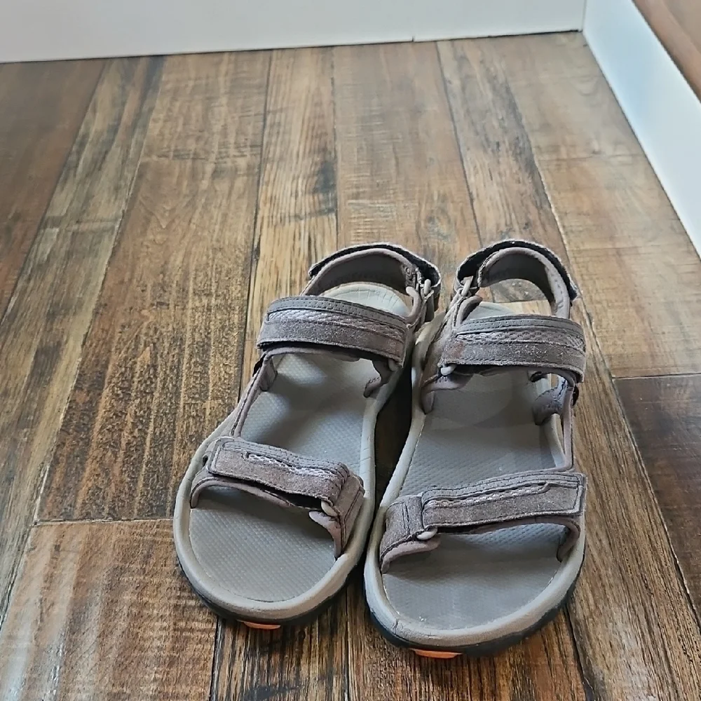 Teva Men's Tan and Black Outdoor Sandals...size‎ 10